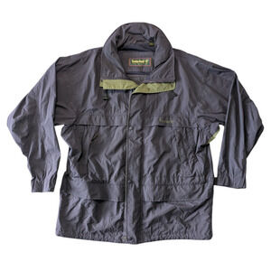 Vintage Timberland Weathergear Purple Rugged Core Hooded Parka Jacket Size Large